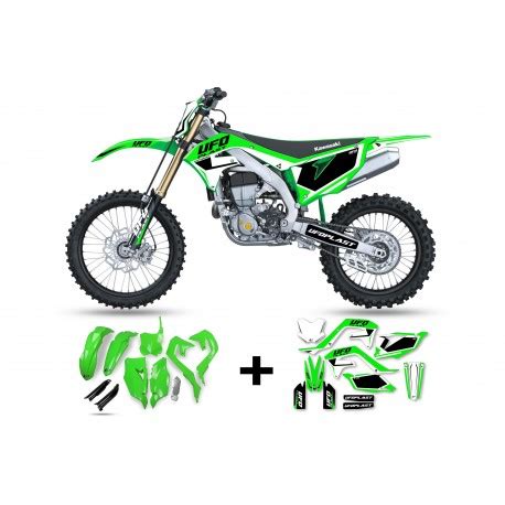 Ufo Plastic Sticker Kit Stokes Kawasaki Kxf 450 2019 2023 Colour