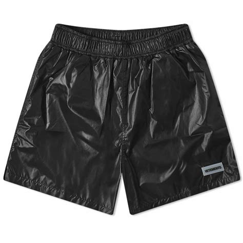 Vetements Men S Logo Swim Short In Black Vetements