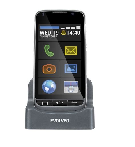 Evolveo EasyPhone D2 nabíjecí stojánek F mobil cz