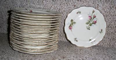 Rosenthal Moss Rose Pompadour Bread Plates Lot Of Antique Price