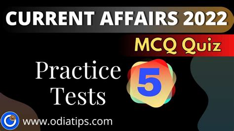 Current Affairs 2022 Mcq Quiz Test 05 Attempt Now