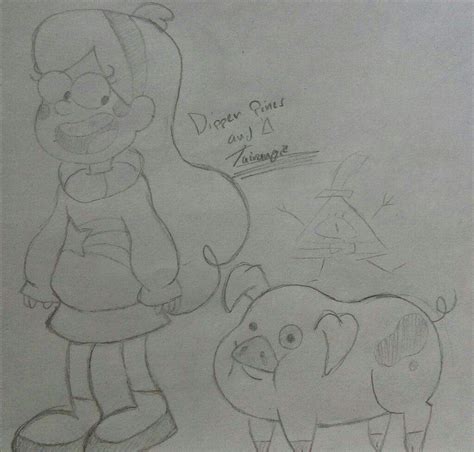 DIBUJO DE MABEL PINES Gravity Falls Amino Español Amino