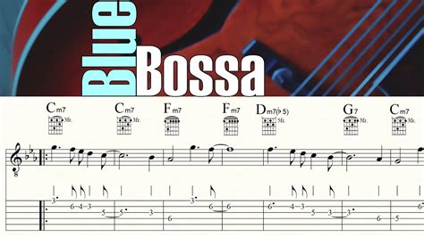 BLUE BOSSA Guitar Lesson Sheet Music TABs PDF YouTube