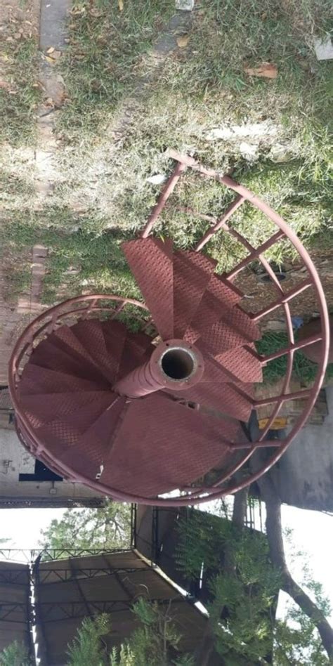 Color Coated Mild Steel Spiral Ladder, Size: 10 Ft at Rs 30000/unit in ...