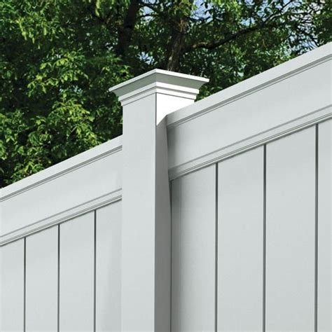 Emblem Vinyl Fencing X White Freedom Outdoor Living For