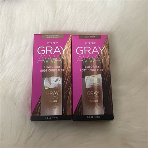 Everpro Hair New Lot Of Everpro Gray Away Temporary Root