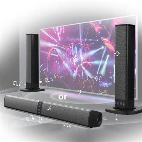 Barra de sonido potente para TV PC ordenador Subwoofer inalámbrico