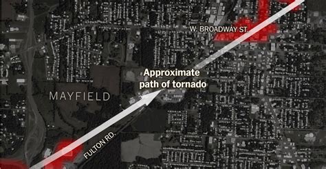 Maps: Where the Tornadoes Struck, Destroying Buildings and Homes - The ...