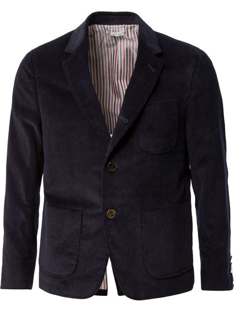 Thom Browne Corduroy Blazer In Blue For Men Lyst