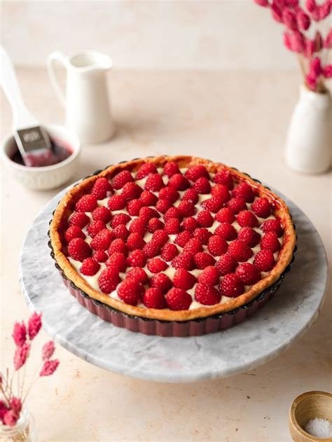 Raspberry Custard Tart Artofit