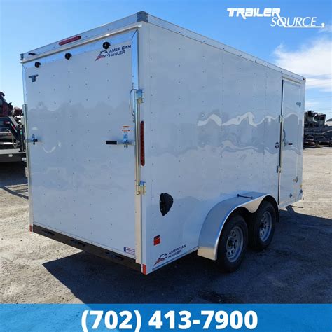 2024 American Hauler Arrow Deluxe 7x14 Tandem Axle Enclosed Cargo Trailer 70 Interior 7k