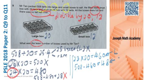 Math Psle Paper Q To Q Part Suggested Solutions Youtube