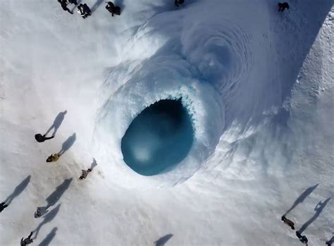 Amazing 45 Foot Tall "Ice Volcano" Forms in Kazakhstan - SnowBrains