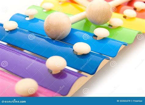 Close Up Look Colorful Xylophone Stock Photos Free Royalty Free