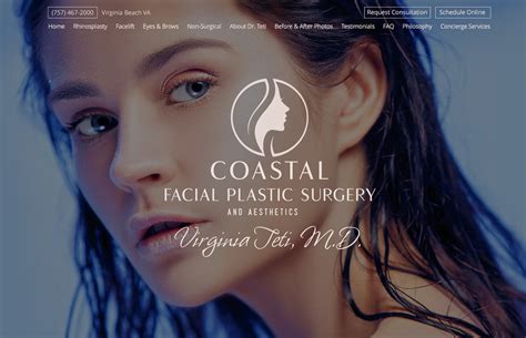 Website Design Plastic Surgery Practice Visionefx Design