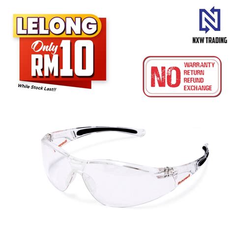 LELONG HONEYWELL SAFETY A800 1015369 UV SAFETY GLASSE CLEAR