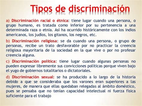 Discriminación Y Exclusion Social