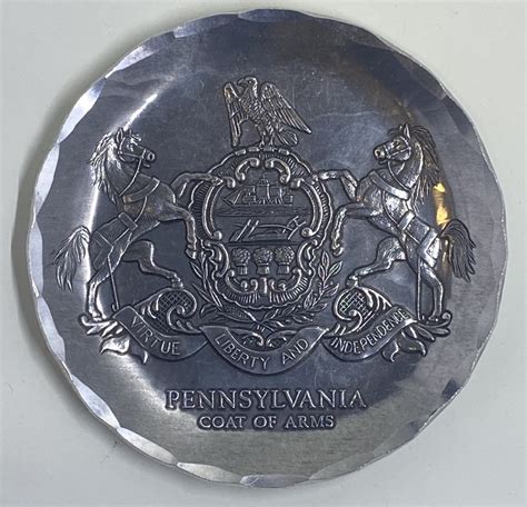 Wendell August Coat of Arms State Seal Coaster – Perfectly Pennsylvania