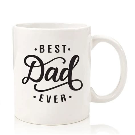 Tazas y tazas de café el mejor papá de la historia Taza de cerámica