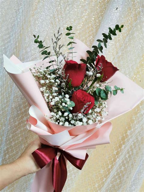 Rose Bouquet RB50 - Flower Delivery | Malaysia | Wedding, Roses ...