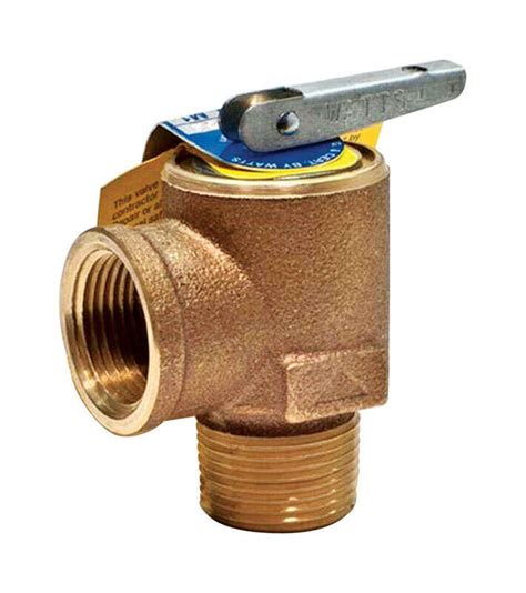 Watts 34 In Fpt T X 34 S Mpt Brass Boiler Pressure Relief Valve Ace Hardware