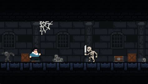 16x16 Dungeon Pixel Art Platformer By Luizmelo