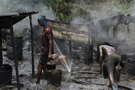 Navy Uncovers Million Litres Capacity Illegal Crude Oil Refining Site