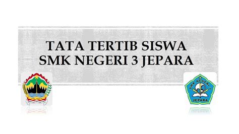 Tata Tertib Smk Negeri 3 Jepara Mpls 2020 Youtube