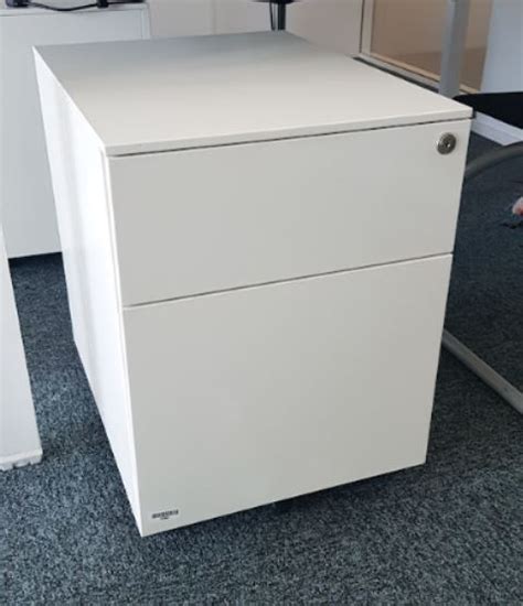 Caisson M Tal Blanc Roxy Tiroirs Occasion Adopte Un Bureau