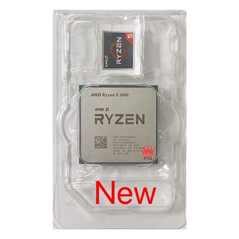 AMD Ryzen 5 3600 Novo R5 3600 3 6 GHz Processador De CPU De Seis Cores