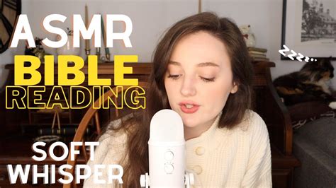 ASMR BIBLE READING SOFT WHISPER FEMALE VOICE MARK 4 YouTube