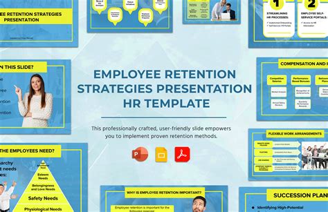 Employee Retention Strategies Presentation Hr Template In Pdf