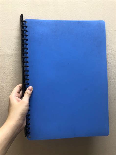 Blue Long Bond Clear Book File Folder, Hobbies & Toys, Stationary ...