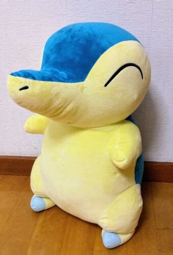 Pokemon Cyndaquil Hinoarashi Life Size Plush Doll Japan Pokemon Center