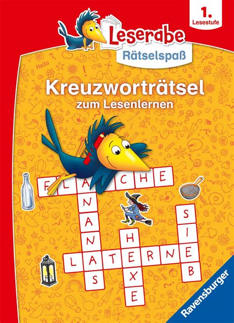 Ravensburger Leserabe Rätselspaß Kreuzworträtsel zum Lesenlernen 1