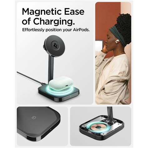 Spigen Pf Arcfield Magnetic Magsafe Dual Wireless Charger