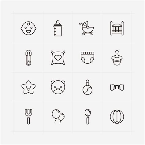 Vector Baby Icons