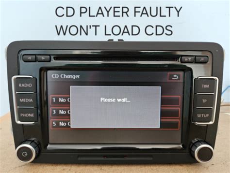 VW RCD 510 CAR RADIO CD PLAYER GOLF PASSAT TOURAN CADDY SCIROCCO POLO