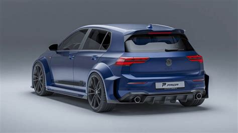 Prior Design Shows A Provocative Widebody Kit For The 2022 VW Golf GTI