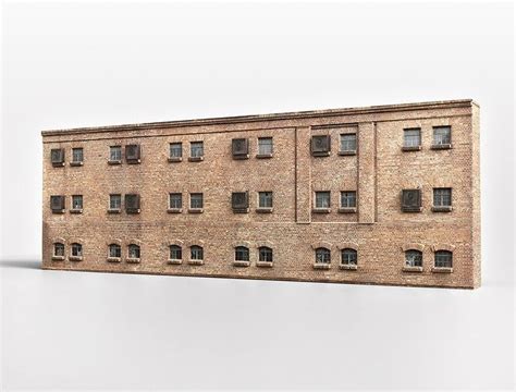 3d Model Abandoned Factory Apartment Realistic Asset Vr Ar Low Poly