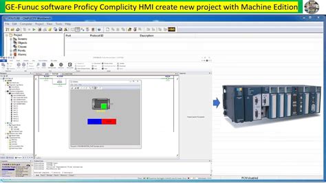 GE Fanuc Proficy CIMPLICITY HMI Create New Project On Workbench YouTube