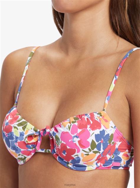 Roxy Mujer Top De Bikini Bralette Con Aros Bloomin Xp Xp