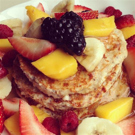 Ripped Recipes - Mixed Fruit Protein Pancakes