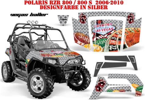 AMR RACING DEKOR GRAPHIC KIT ATV POLARIS RZR 570 800 900 VEGAS BALLER B