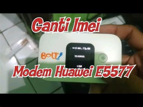 Ganti Imei Modem Huawei E Youtube