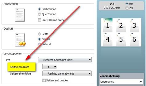 Mehrere Seiten Auf Ein Blatt Drucken Tonerpartner At