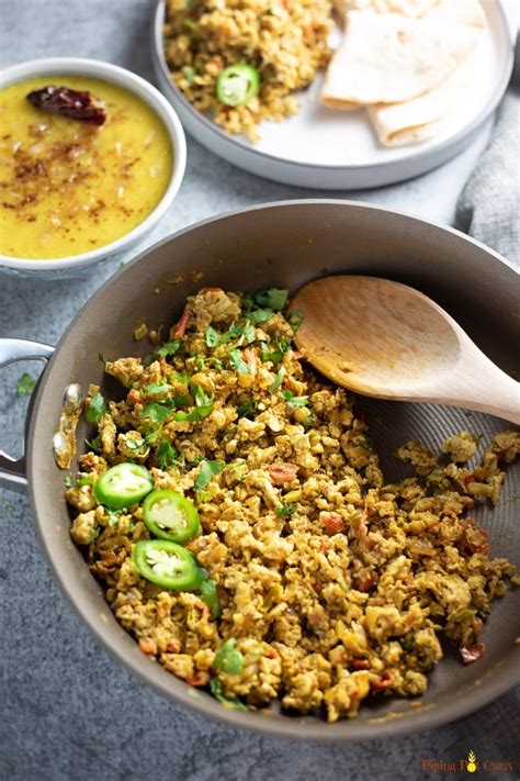 Perfect Egg Bhurji Spiced Indian Scrambled Eggs Piping Pot Curry