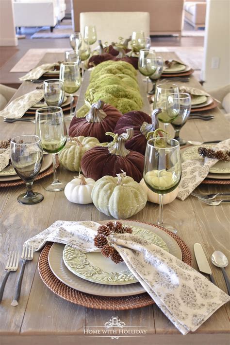 Rustic Pumpkin Fall Tablescape Home With Holliday