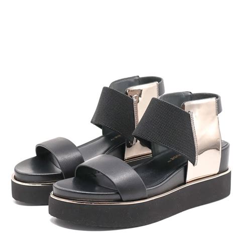 United Nude Rico Sandal Damen Sandale Schwarz Kupfer Bei Mbaetz