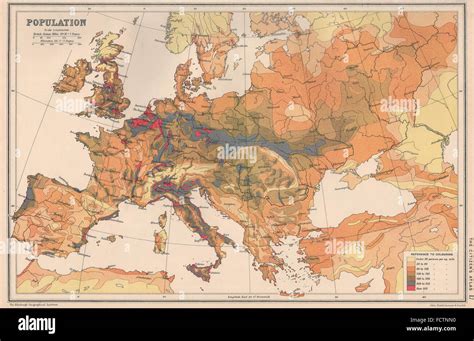 Population Density Map Europe